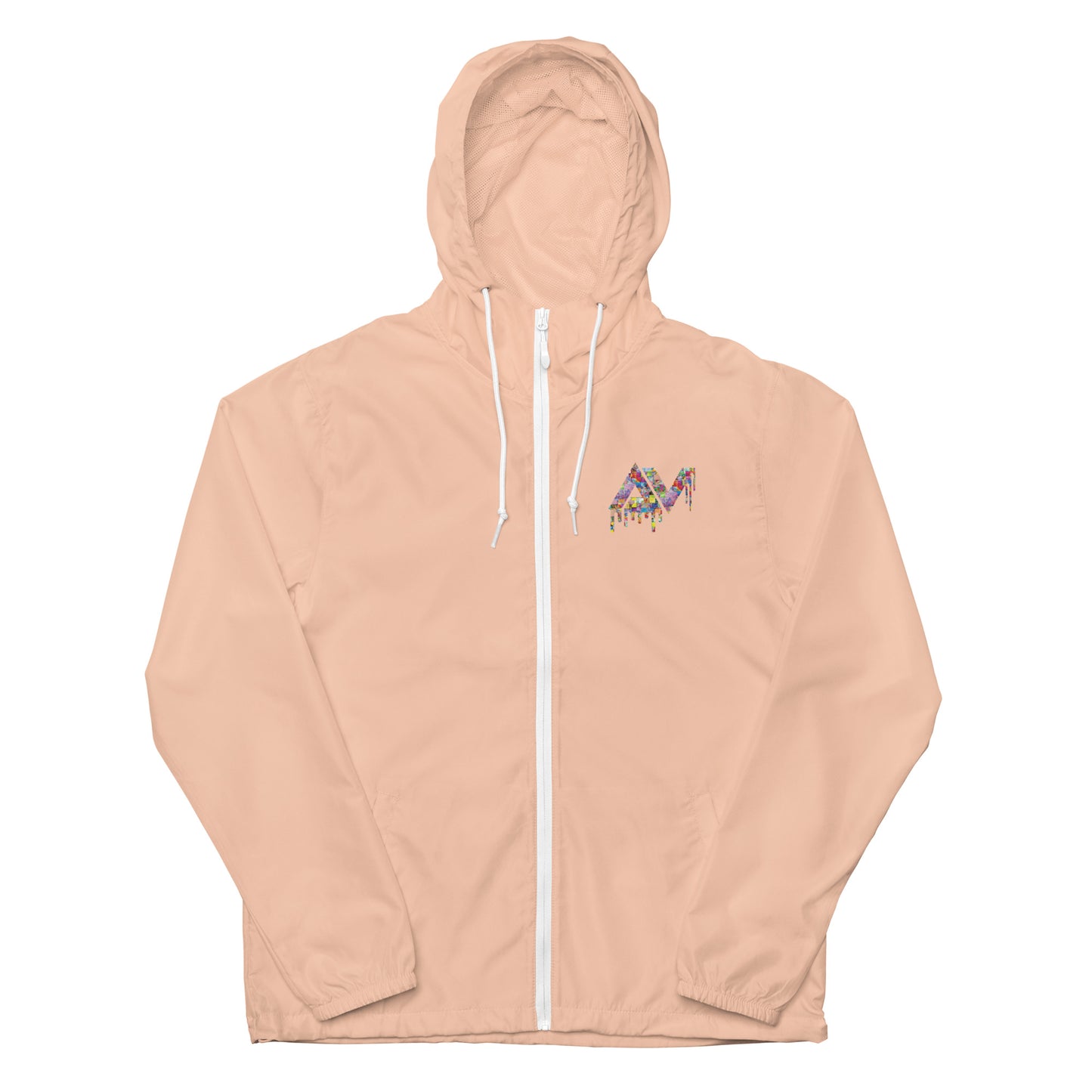 Unisex lightweight zip up windbreaker